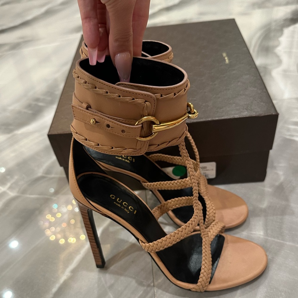 Gucci Ursula Ankle Strap Sandal. Size 36.5 - Picture 4 of 5